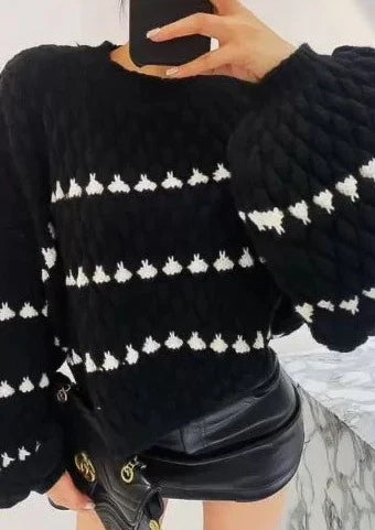 Soraya - Pullover mit Puffärmeln