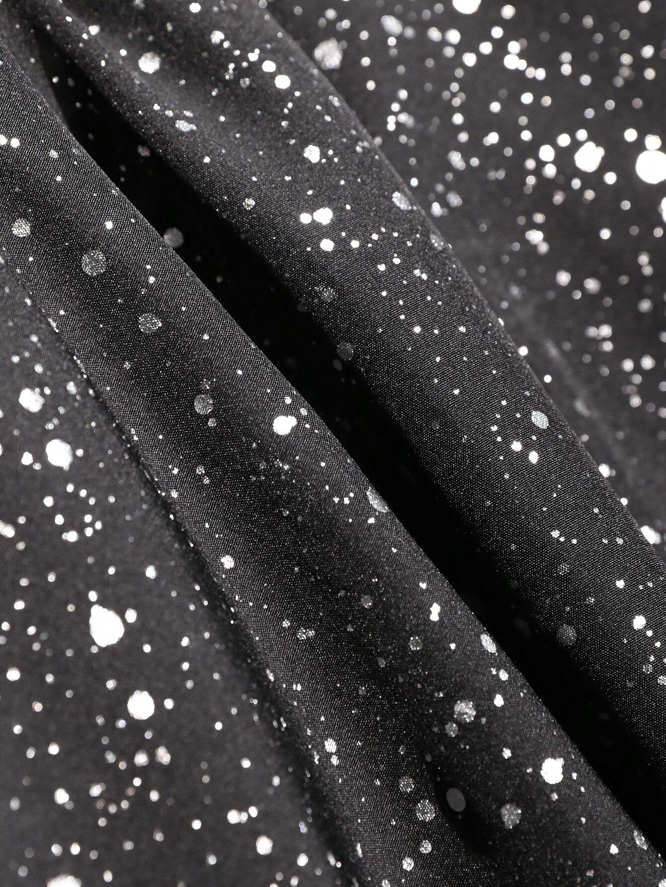 Mia - Langärmliges Pailletten-Kleid