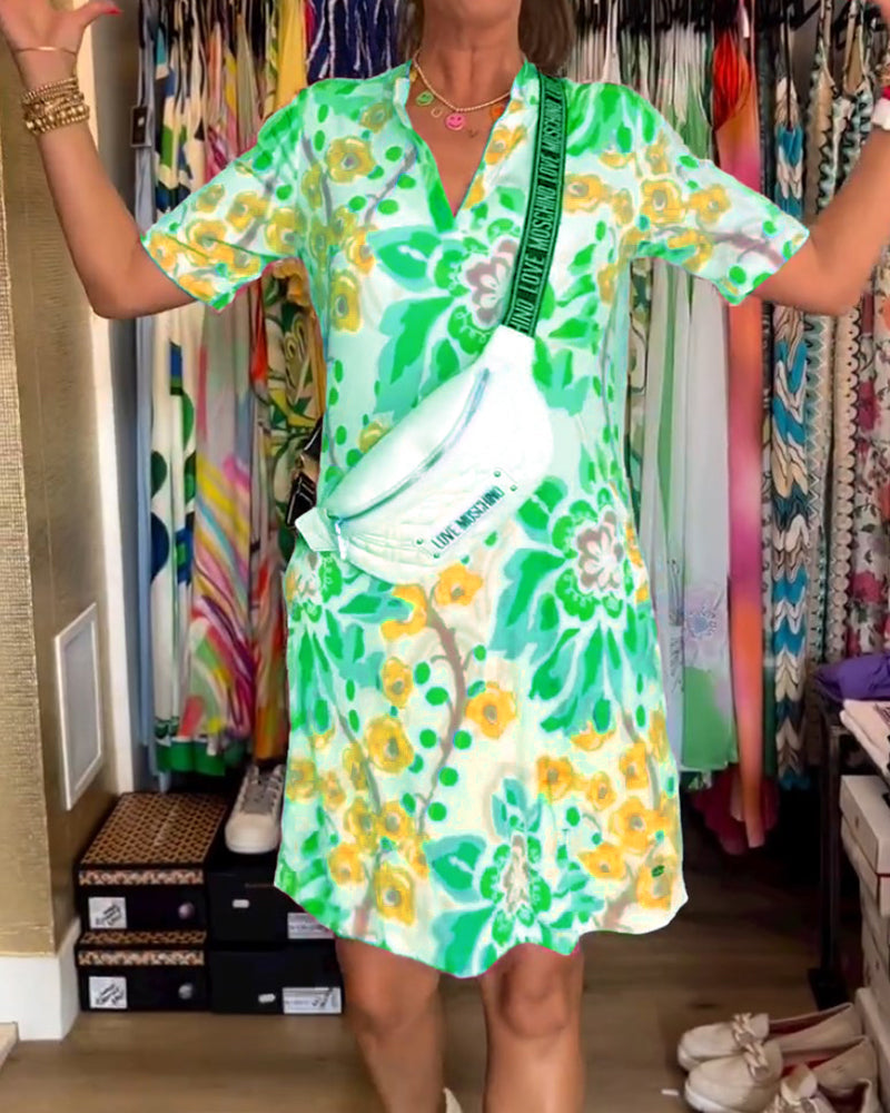 Andrea | Kleid mit Blumenprint