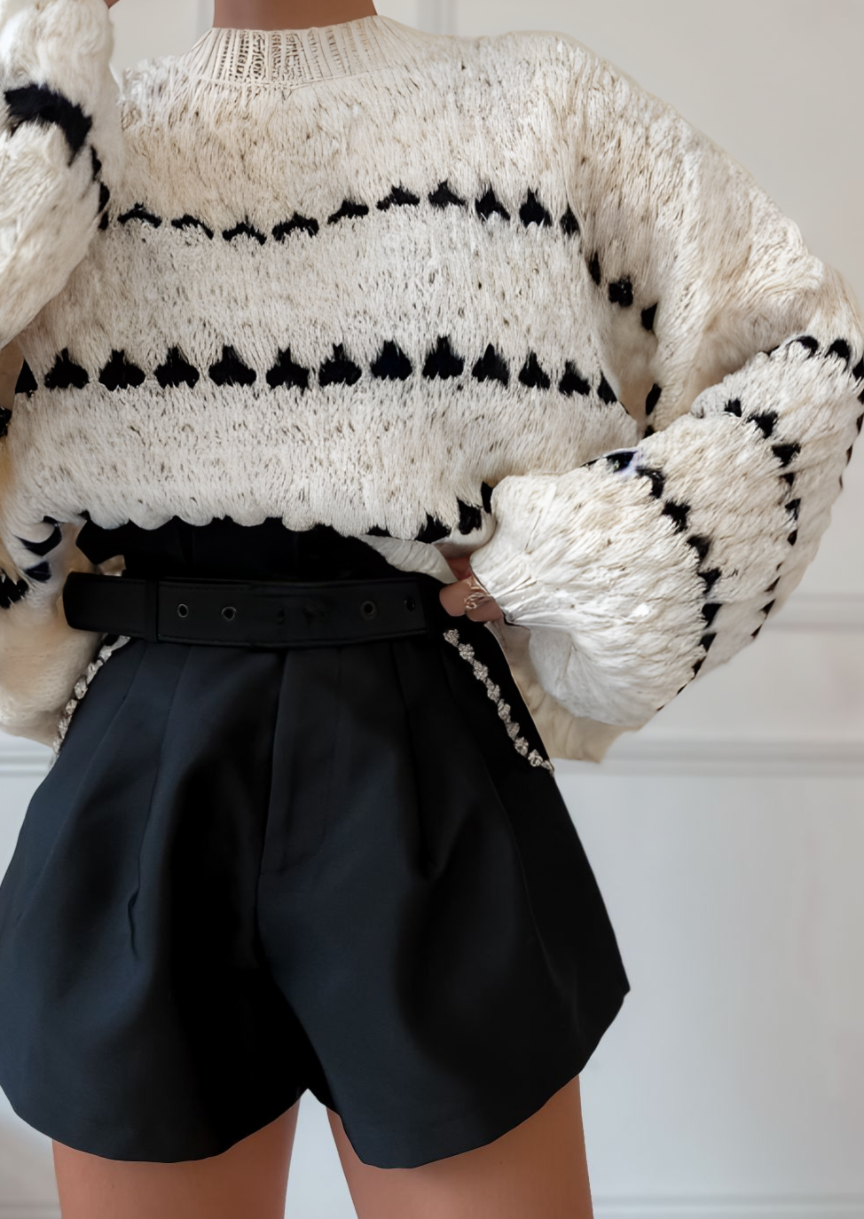 Soraya - Pullover mit Puffärmeln