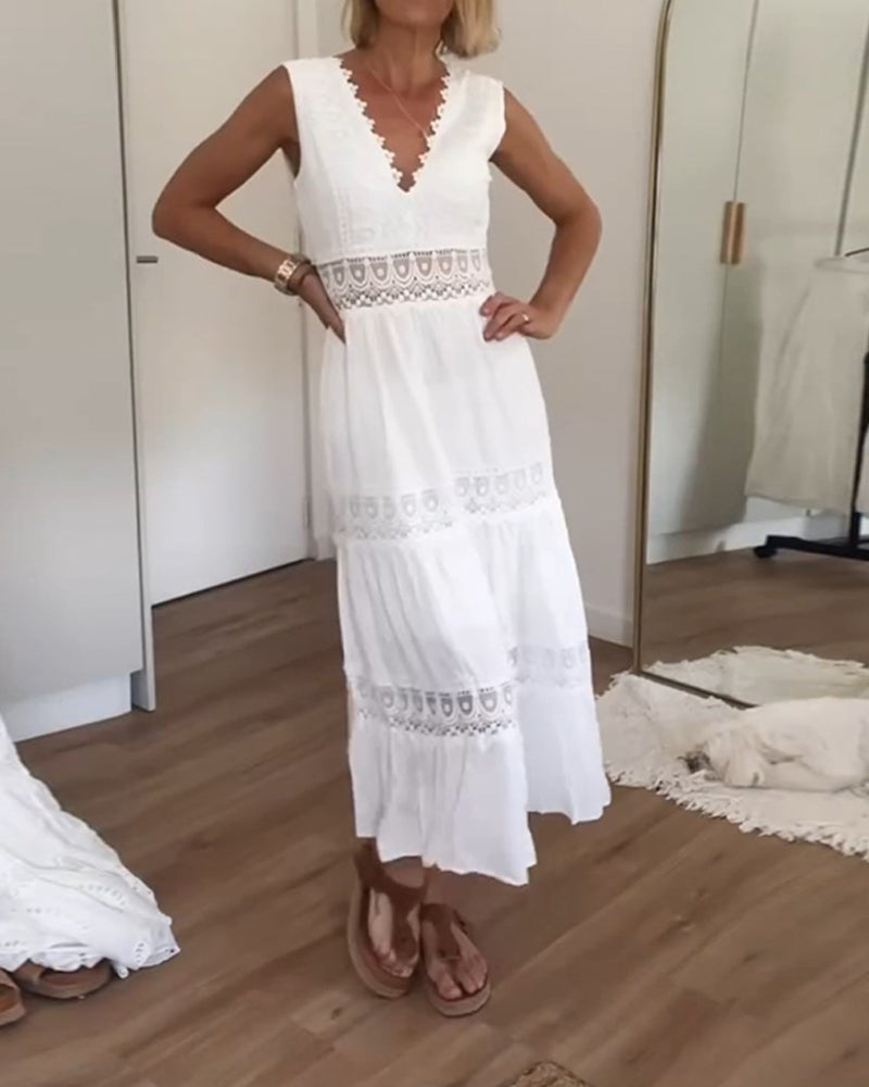 Amalia | Kleid mit Spitzendetails