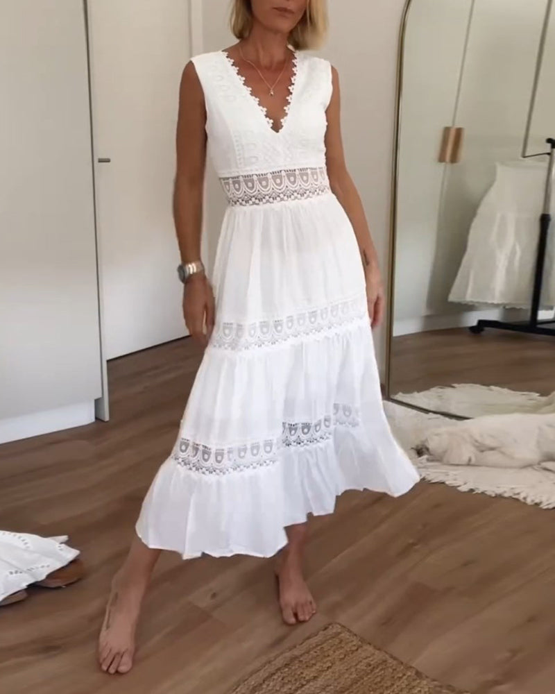Amalia | Kleid mit Spitzendetails