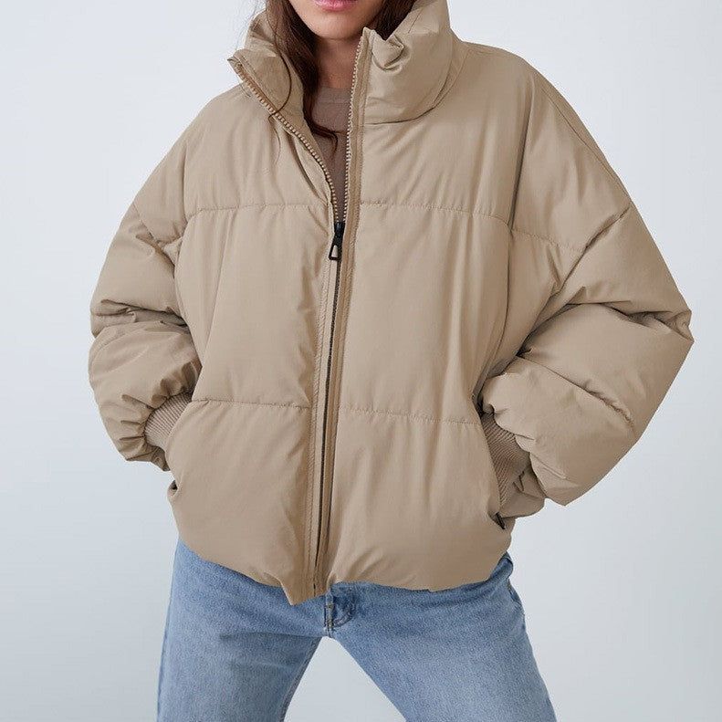 Livia - Pufferjacke mit Kragen und Reißverschluss