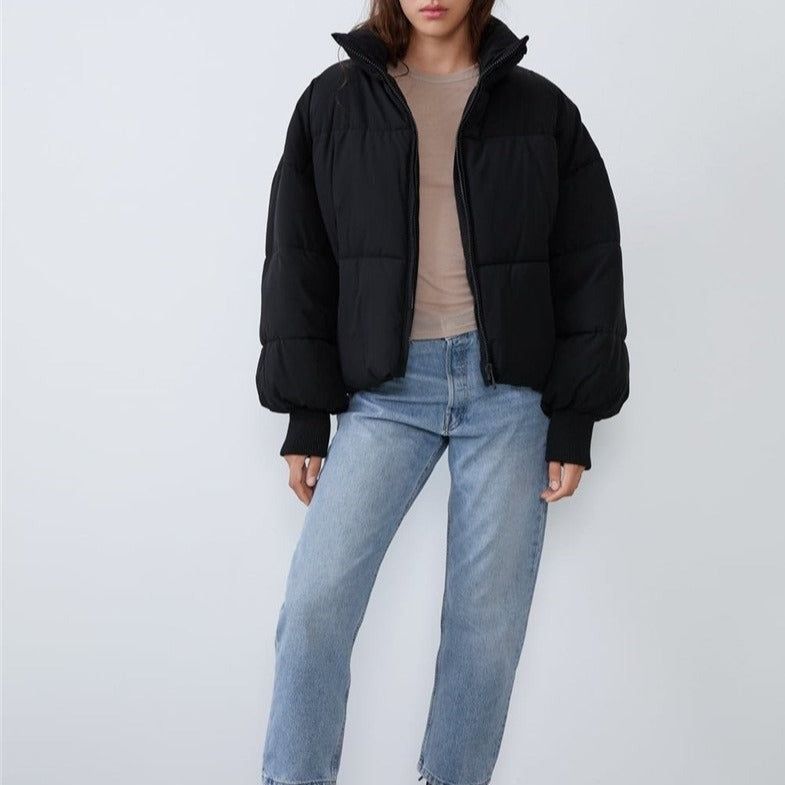 Livia - Pufferjacke mit Kragen und Reißverschluss