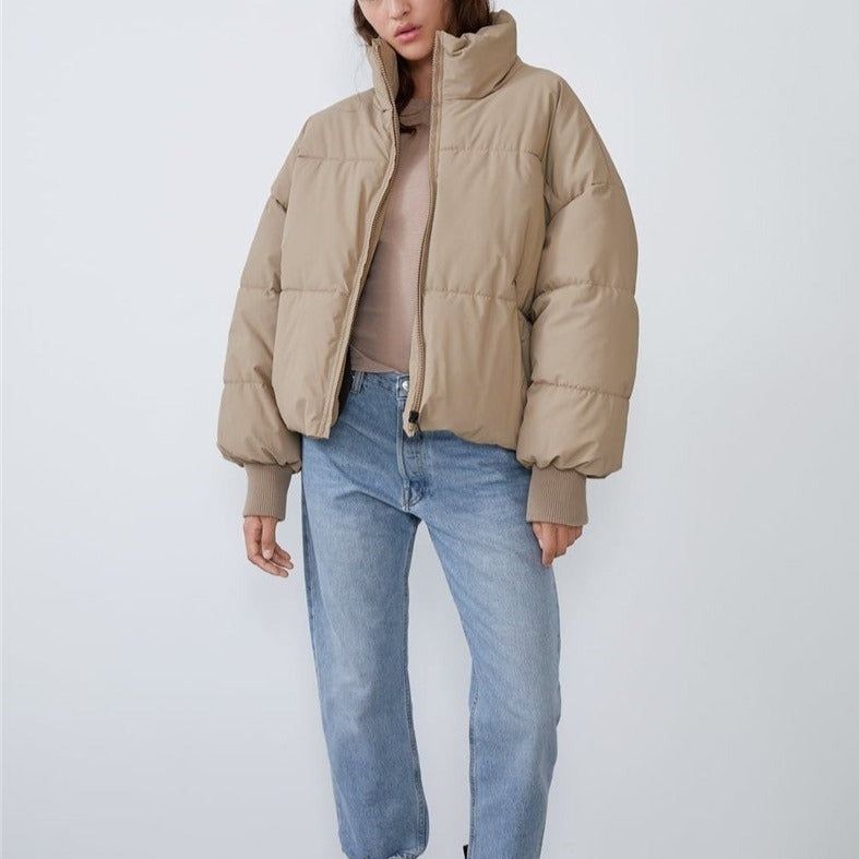 Livia - Pufferjacke mit Kragen und Reißverschluss