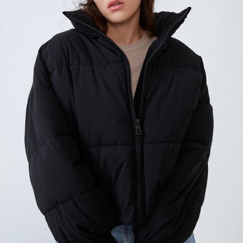 Livia - Pufferjacke mit Kragen und Reißverschluss
