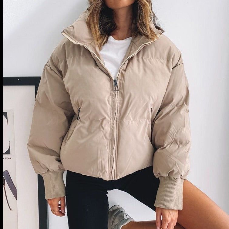 Livia - Pufferjacke mit Kragen und Reißverschluss