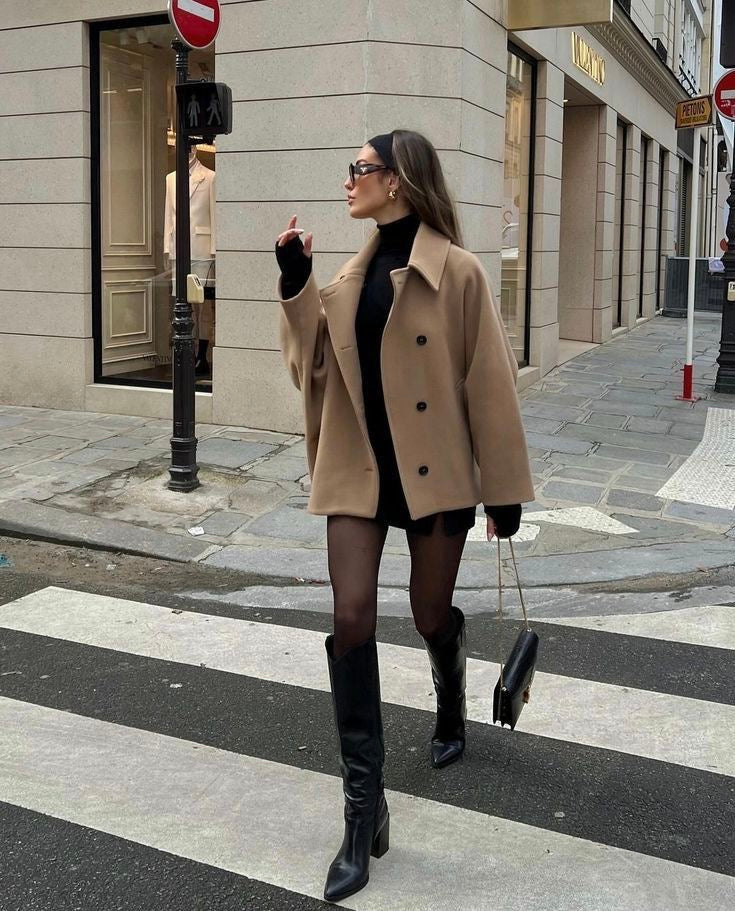 Celine – Übergroßer Wollmantel