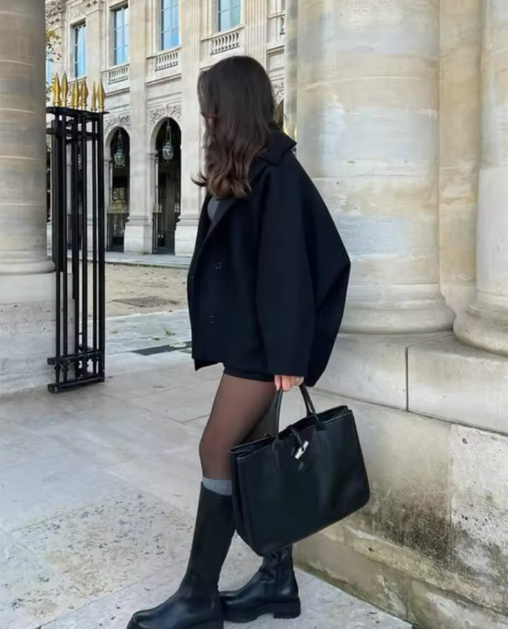 Celine – Übergroßer Wollmantel
