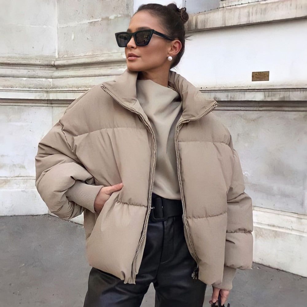 Livia - Pufferjacke mit Kragen und Reißverschluss