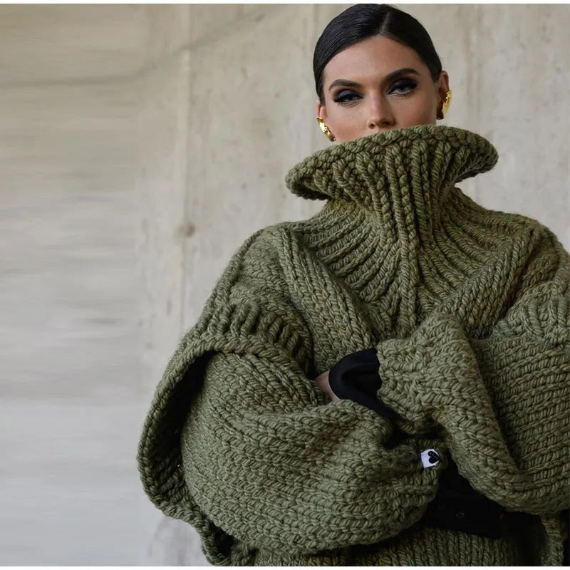 Nelly - Rollkragenpullover im lockeren Schnitt