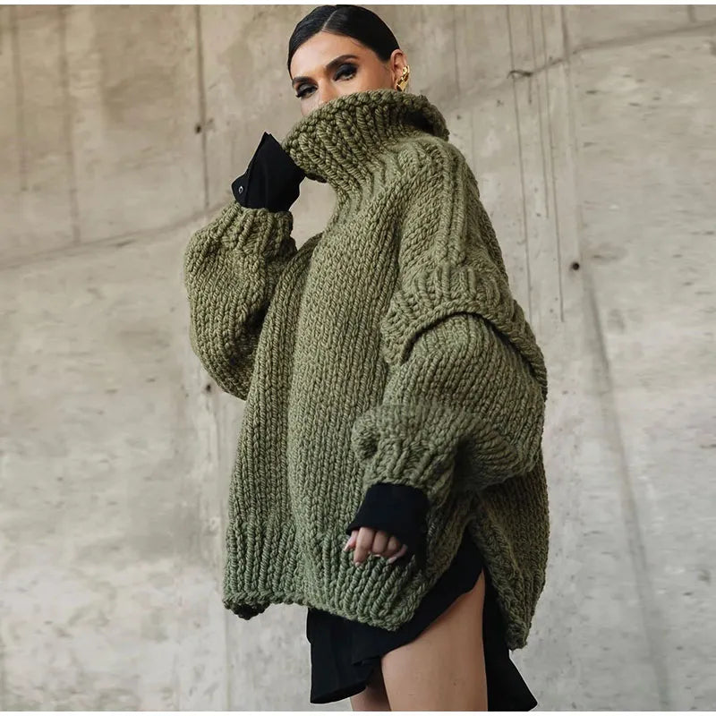 Nelly - Rollkragenpullover im lockeren Schnitt