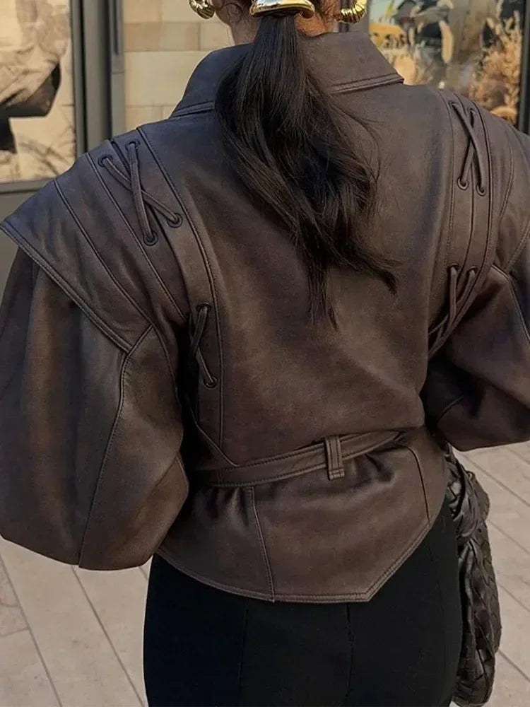 Leona - Lederjacke