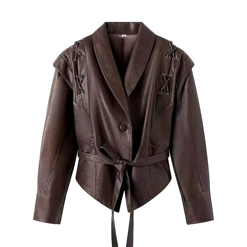 Leona - Lederjacke