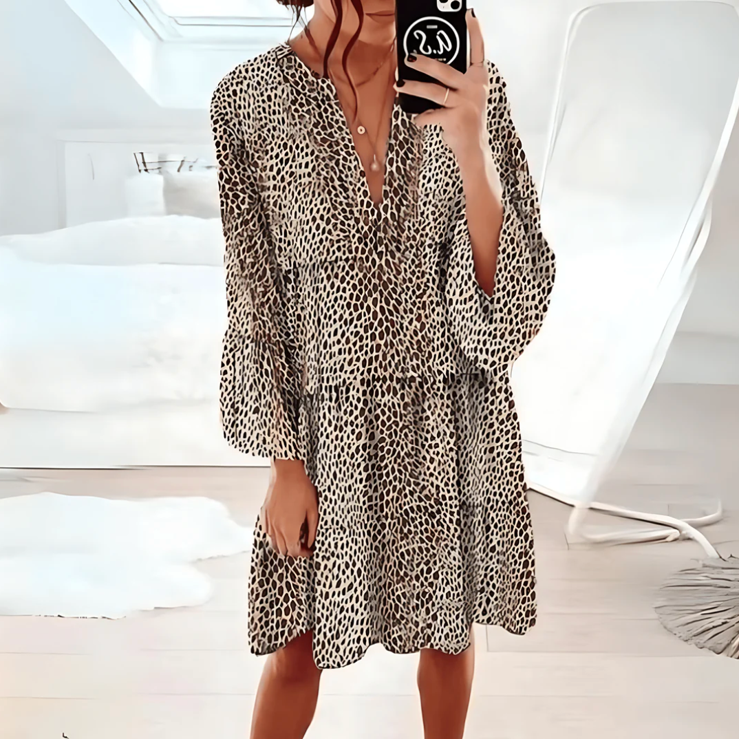 Elise - Bequemes Printkleid