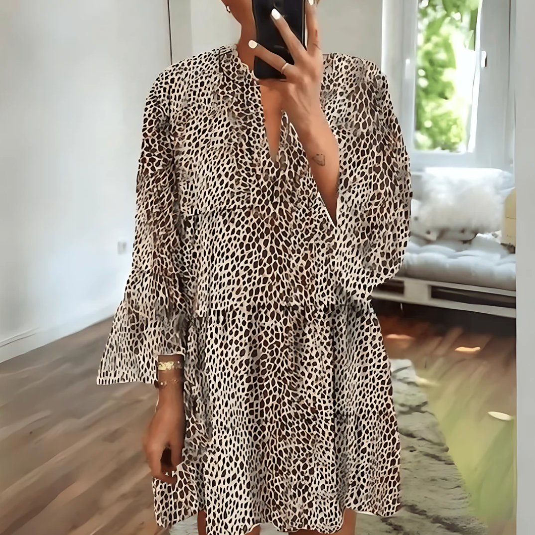 Elise - Bequemes Printkleid