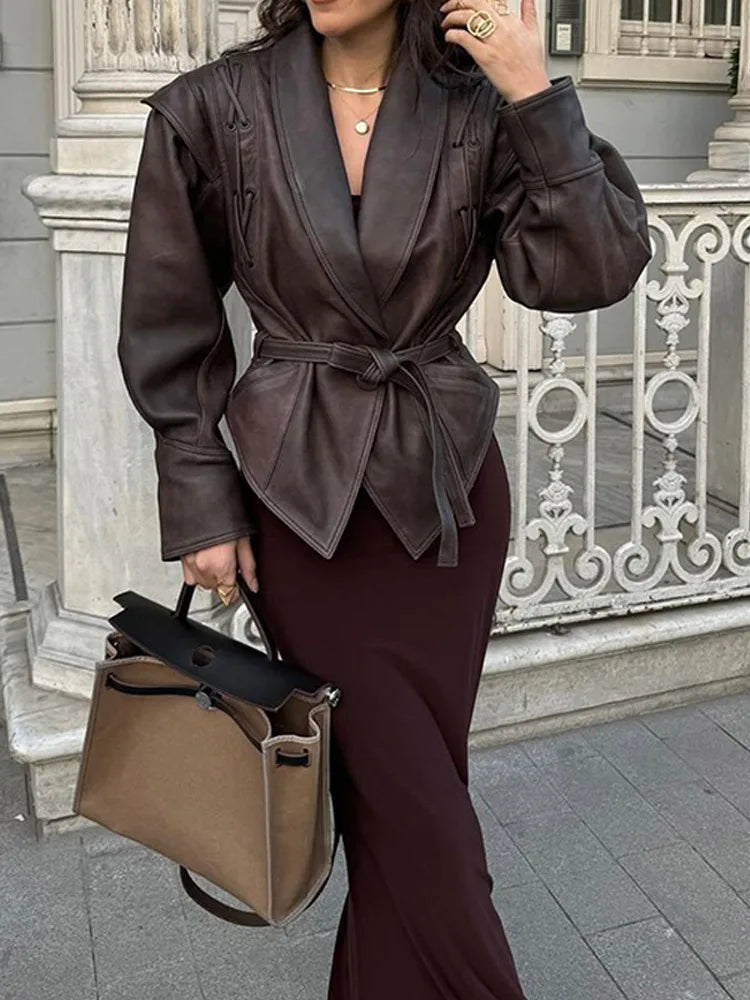 Leona - Lederjacke