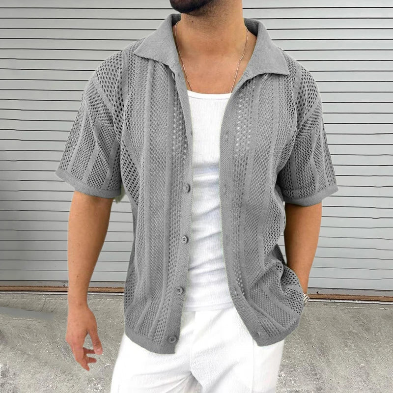 Vintage Strickhemd