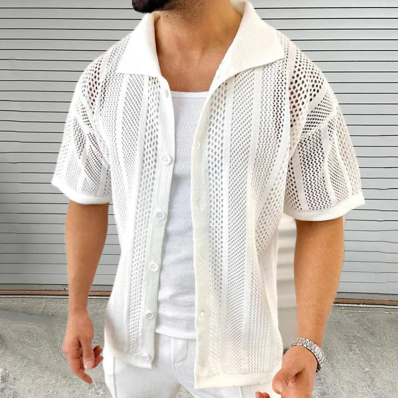 Vintage Strickhemd