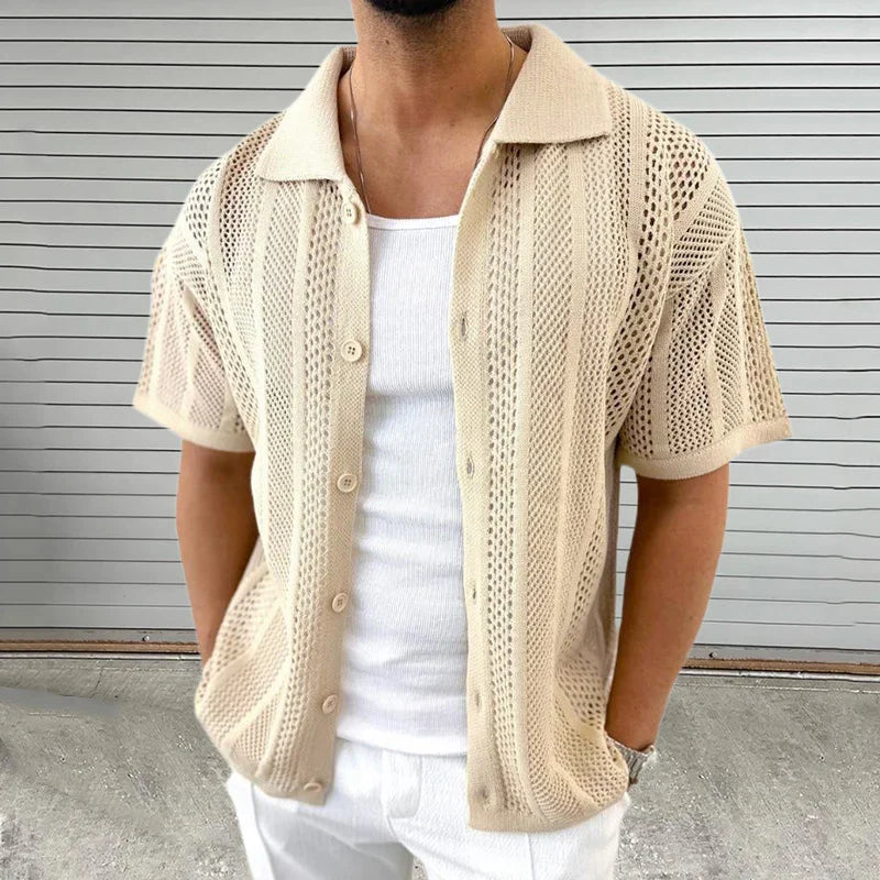 Vintage Strickhemd