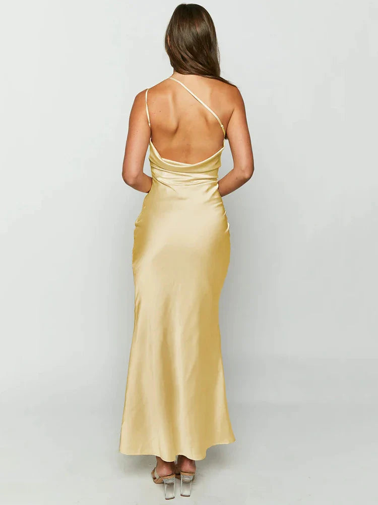 Lisa - Rückenfreies Maxikleid