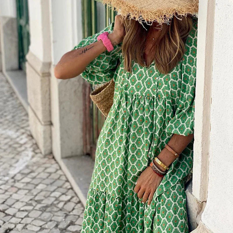 Viola | Boho-Maxikleid