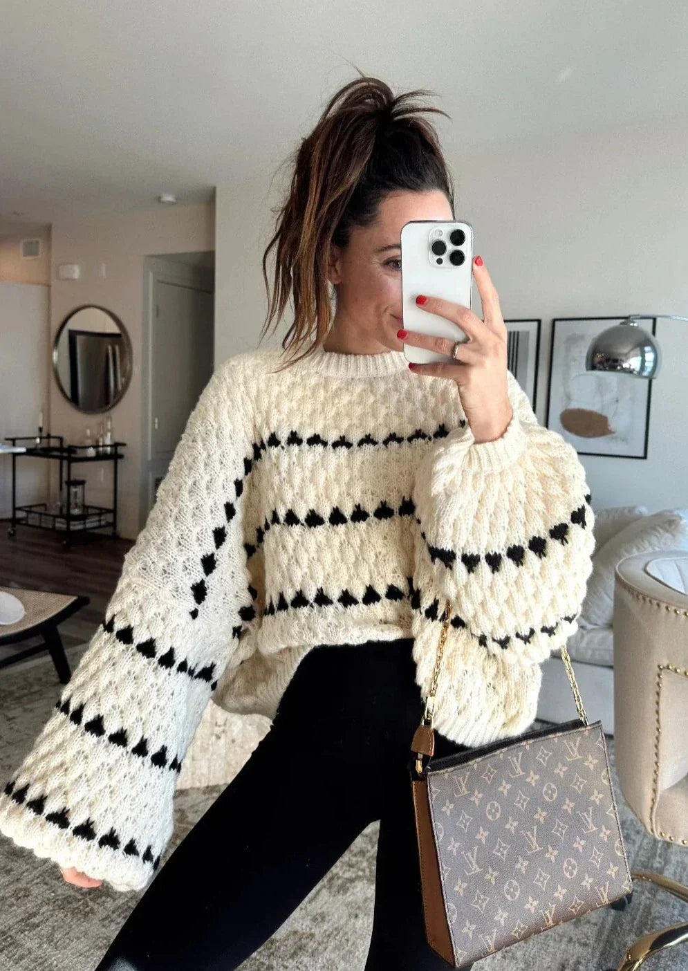 Soraya - Pullover mit Puffärmeln