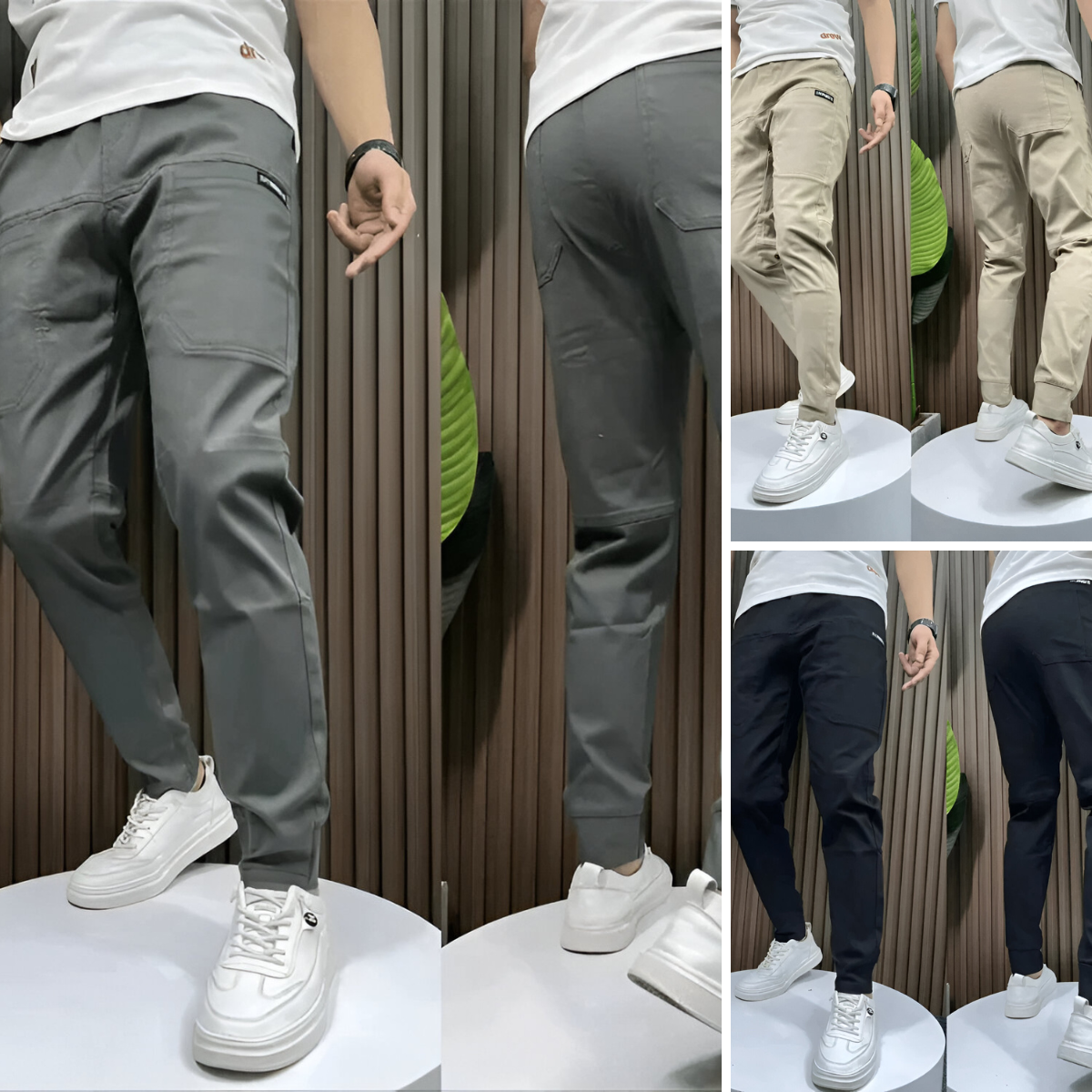 William | Cargo-Hosen mit Stretch