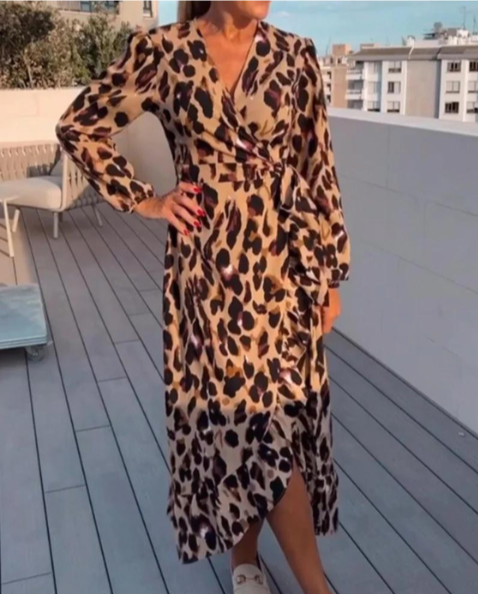 Bianca | Leopardkleid