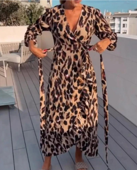 Bianca | Leopardkleid