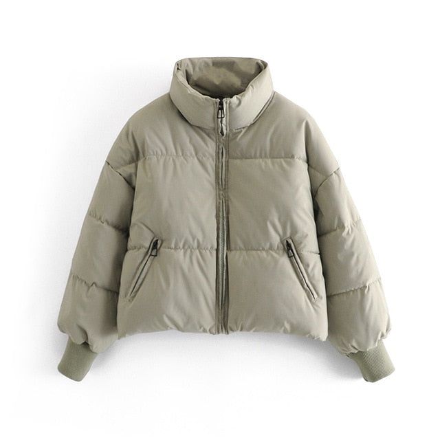 Livia - Pufferjacke mit Kragen und Reißverschluss