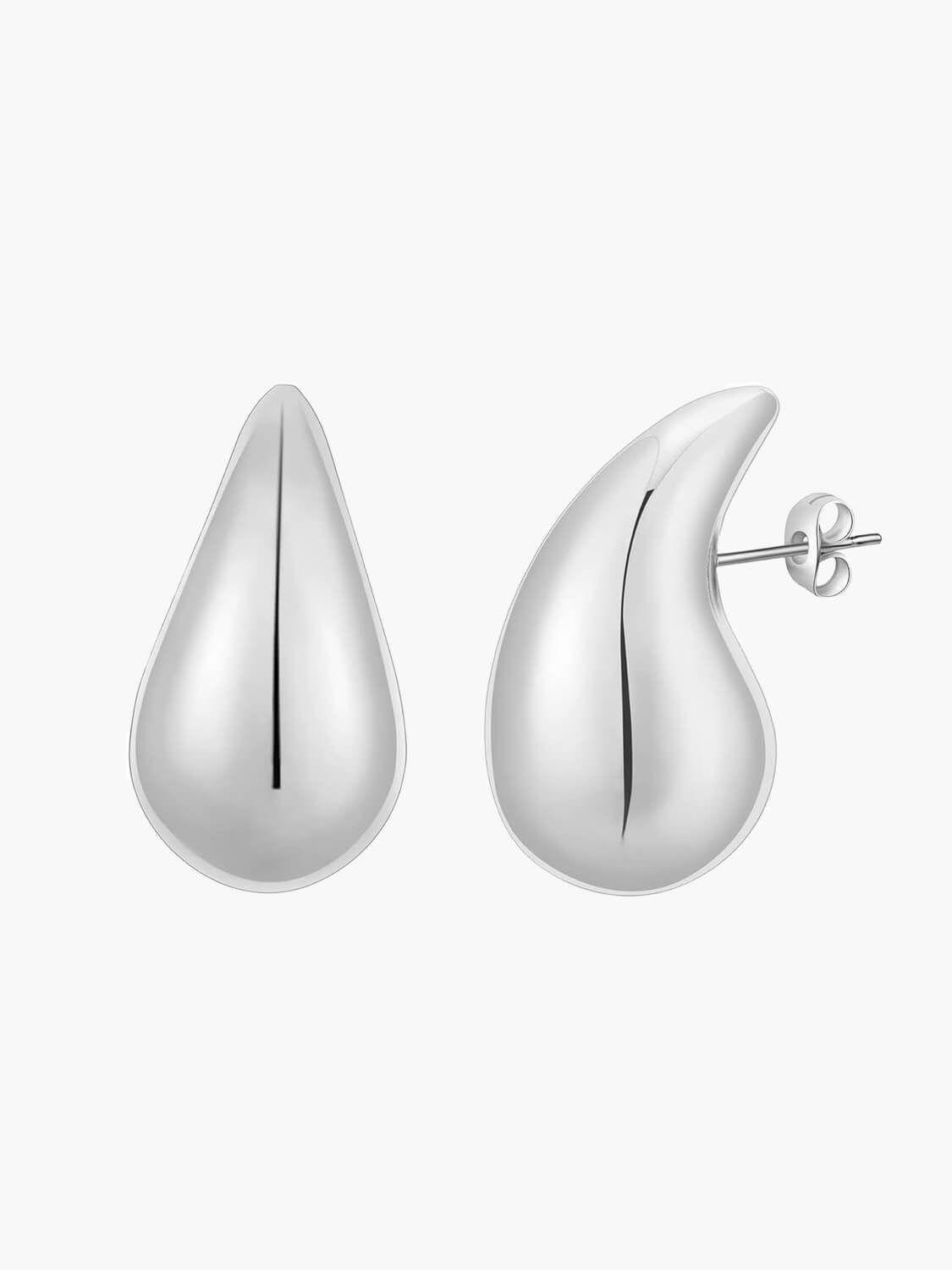 14k Gold Falt-Ohrringe